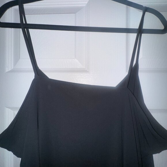 โจ Express Black Draped Asymmetrical Top | XL | NWT โจ - Picture 7 of 7